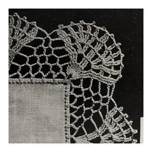 Vintage 1948 Handkerchief Edgings Tatting Crochet Pattern 6116 Irish Lace Doily